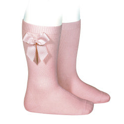 KNEE SOCK WITH BOW IN COUNTRY PINK #2551526