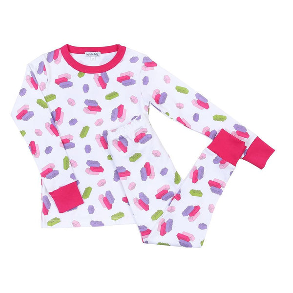 Girls Bricktacular Lego Inspired Building Block Pajamas