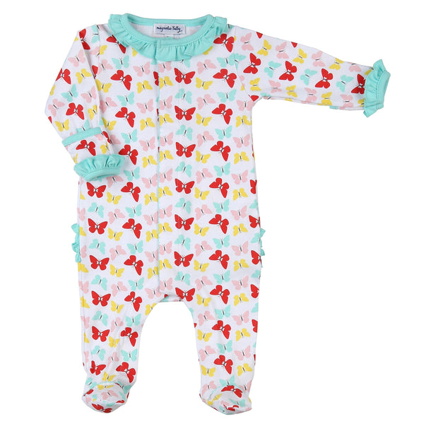 MARIPOSA PRINTED RUFFLE FOOTIE
