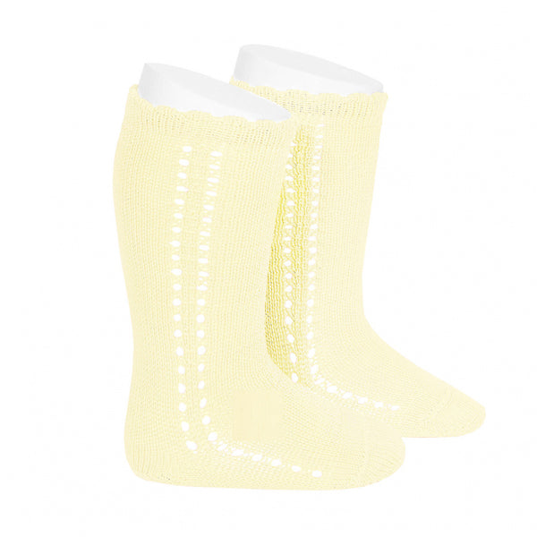 CROCHET KNEE SOCK IN BUTTER #2569610