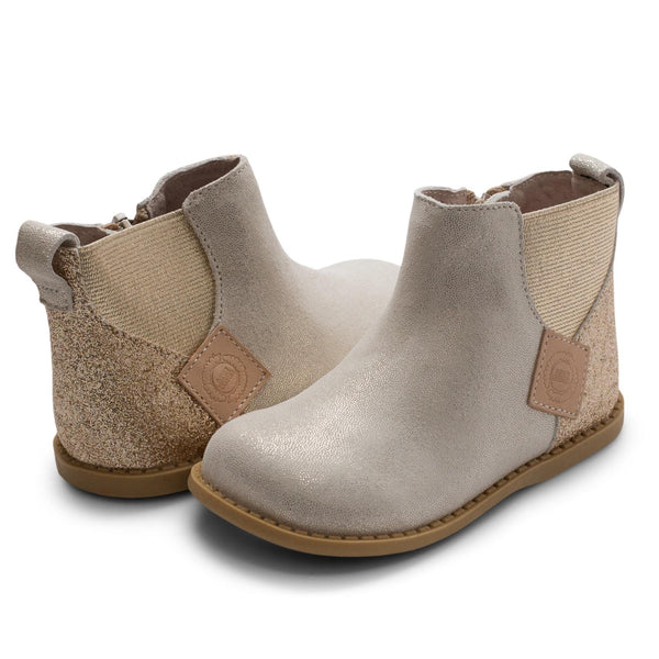 LIVIE & LUCA WINK BOOT IN GOLD SHIMMER