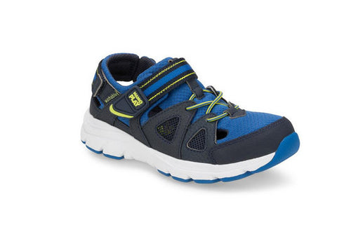 RYDER BY STRIDE RITE IN NAVY/ROYAL/LIME