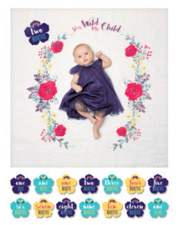 Baby's First Year Blanket & Cards Set - Loved Beyond Measure #22313