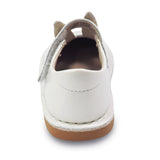 MOLLY LEATHER SHOE IN WHITE PEARL #19814