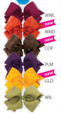 WEE ONE'S KING ORGANZA OVERLAY BOW #5012