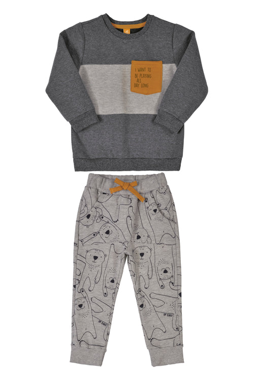 PLAY ALL DAY SWEAT PANT SET