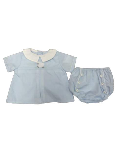 LITTLE LAMB SET, BLUE SIZE NEWBORN