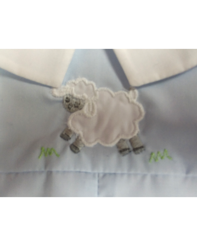 LITTLE LAMB SET, BLUE SIZE NEWBORN