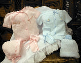 WILL'BETH 4PC KNIT SET IN PINK OR BLUE (YOU CHOOSE) #807490
