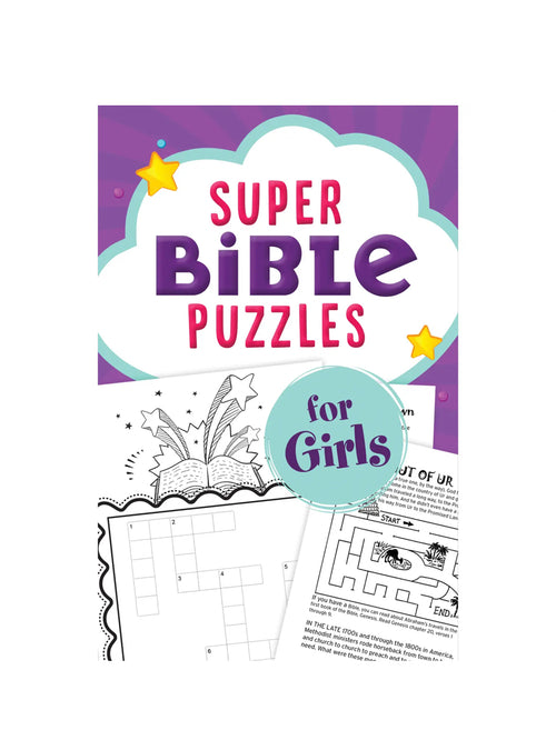 SUPER BIBLE PUZZLES FOR GIRLS