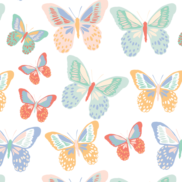 POLLY'S TIED BUBBLE IN BRADFORD BUTTERFLY PRINT