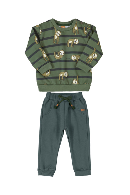 SLOTH SWEATSHIRT & SWEAT PANT SET