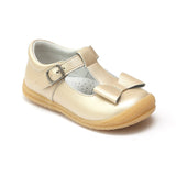 EMMA T-STRAP MARY JANE WITH BOW IN CHAMPAGNE #21444