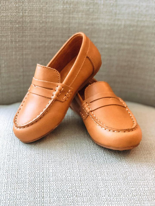 CLASSIC PENNY LOAFER IN CARAMEL #1019B