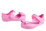 MARY JANE JELLY BOW FRONT SHOE IN PINK