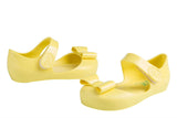 MARY JANE JELLY BOW FRONT SHOE IN YELLOW