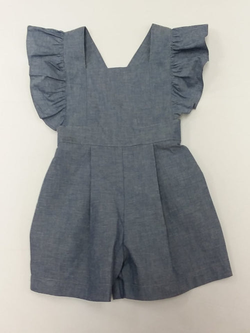SAGE AND LILY CHAMBRAY ROMPER