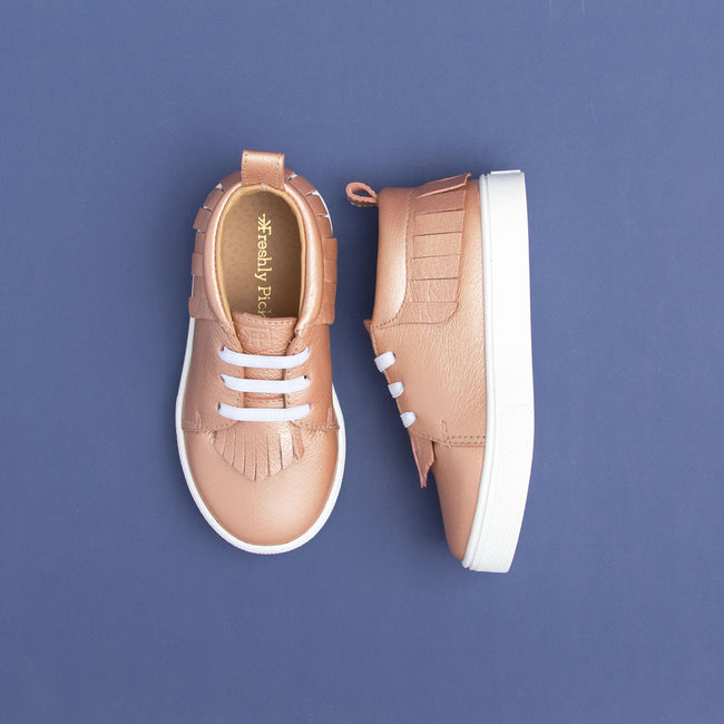 ROSE GOLD SNEAKER MOCC BY FRESHLY PICKED