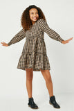HAYDEN BLACK AND TAN CHECKED DRESS46.00