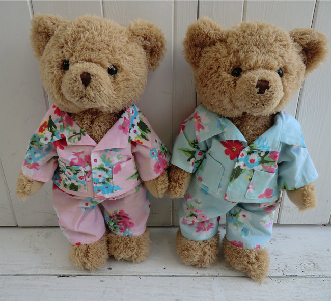 Stripe Pyjamas and Night Cap Teddy Bear – Alder Hey Children's Charity