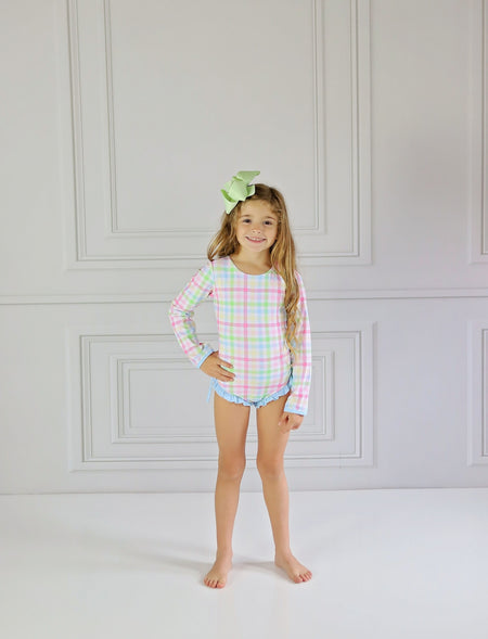 SAGE AND LILY TULIP SCALLOPED SHORT SET